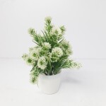 SL38 Green White Artificial Plant (FC)