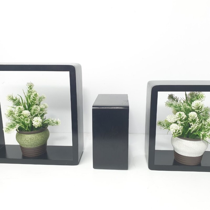SL38 Green White Artificial Plant (FC)