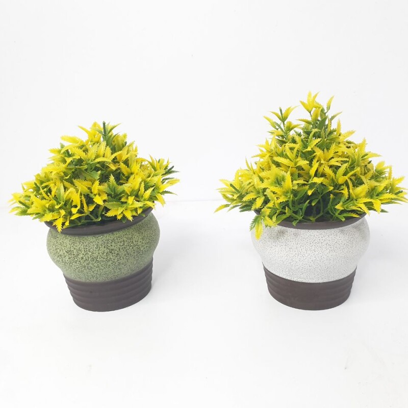 SL15 Yellow Green Artificial Plant (FC)