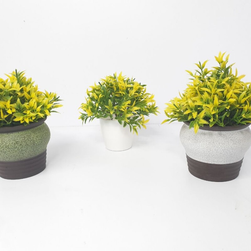 SL15 Yellow Green Artificial Plant (FC)