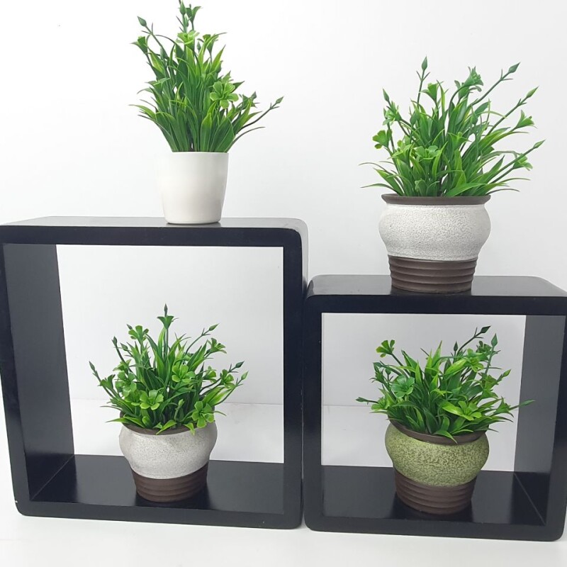SL Small Green Flower Artificial Plant (FC)