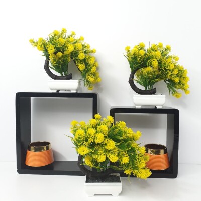 SL5 Yellow Anthoori Artificial Plant (FC)
