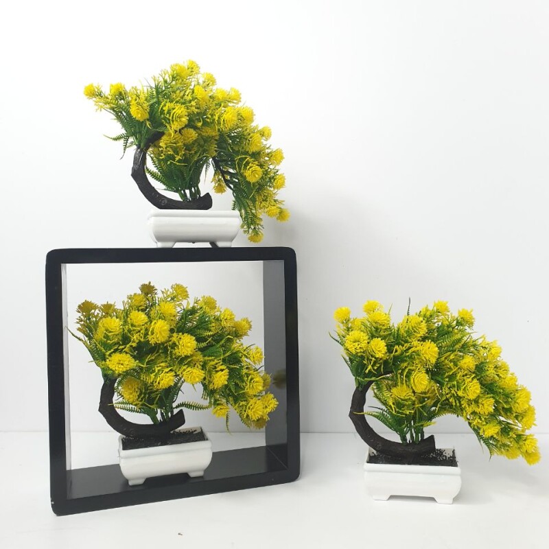 SL5 Yellow Anthoori Artificial Plant (FC)