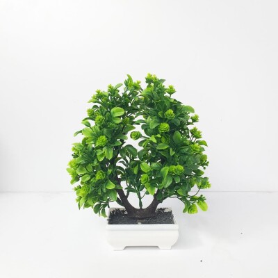 SL33 Green Rose Artificial Plant (FC)