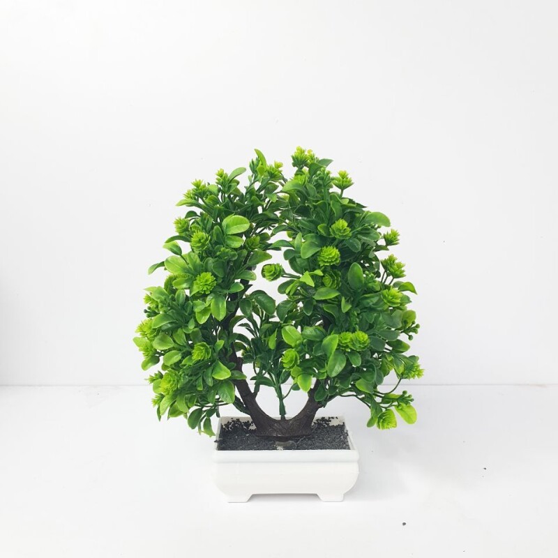 SL33 Green Rose Artificial Plant (FC)