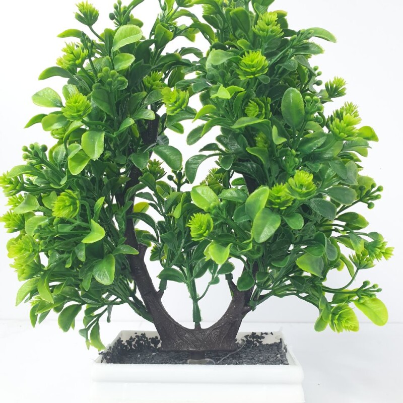 SL33 Green Rose Artificial Plant (FC)