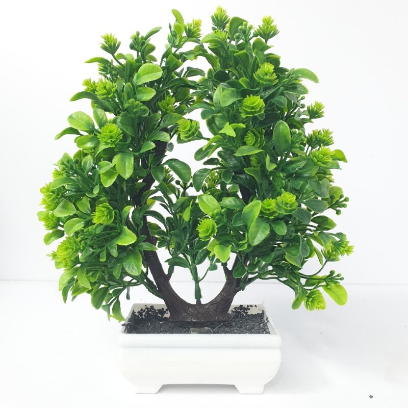 SL33 Green Rose Artificial Plant (FC)