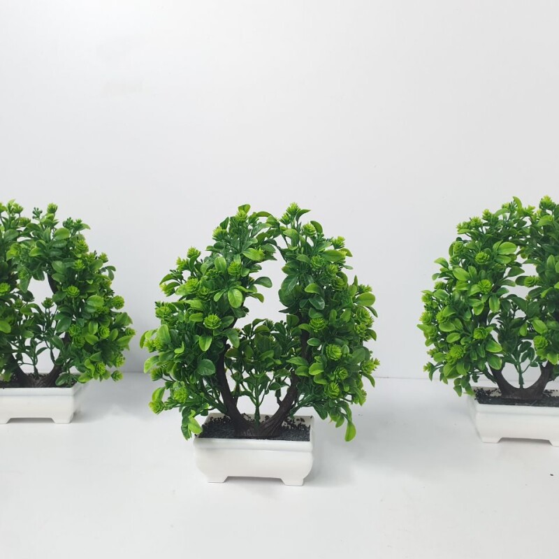 SL33 Green Rose Artificial Plant (FC)