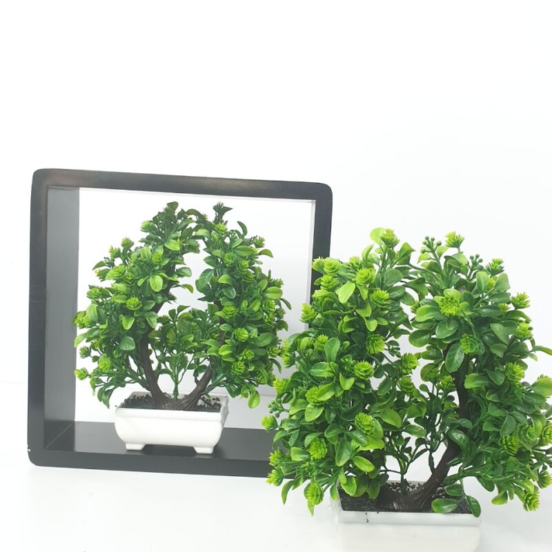 SL33 Green Rose Artificial Plant (FC)