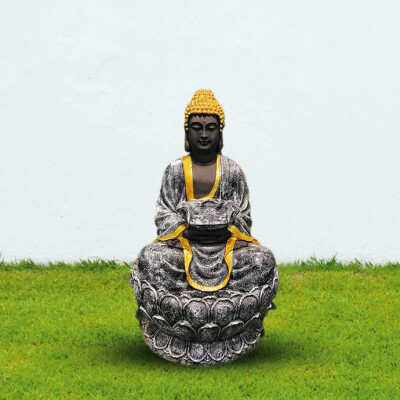TH Buddha Black Water Fountain