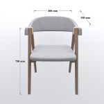 Two Seater Dining Set With Grey Chairs