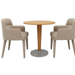 BH Engineered 2 Seater Table In Oak Colour