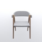 Two Seater Dining Set With Grey Chairs