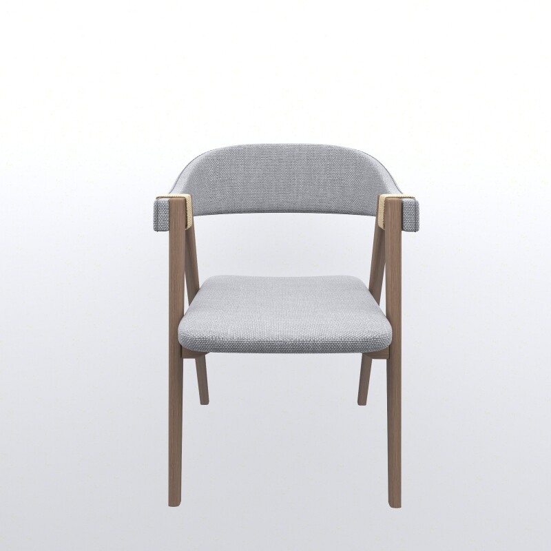 Two Seater Dining Set With Grey Chairs