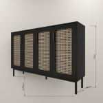 BH Cozy 4- Door Chest Of Drawers