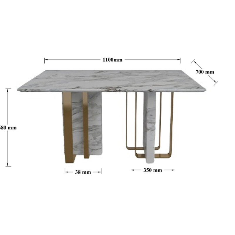 4 Seater Crescent Dining Set