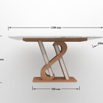 BH Engineered 4 Seater Dining Set