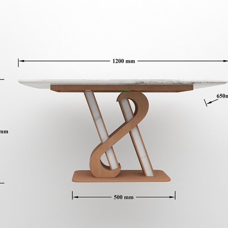 BH Engineered 4 Seater Dining Set