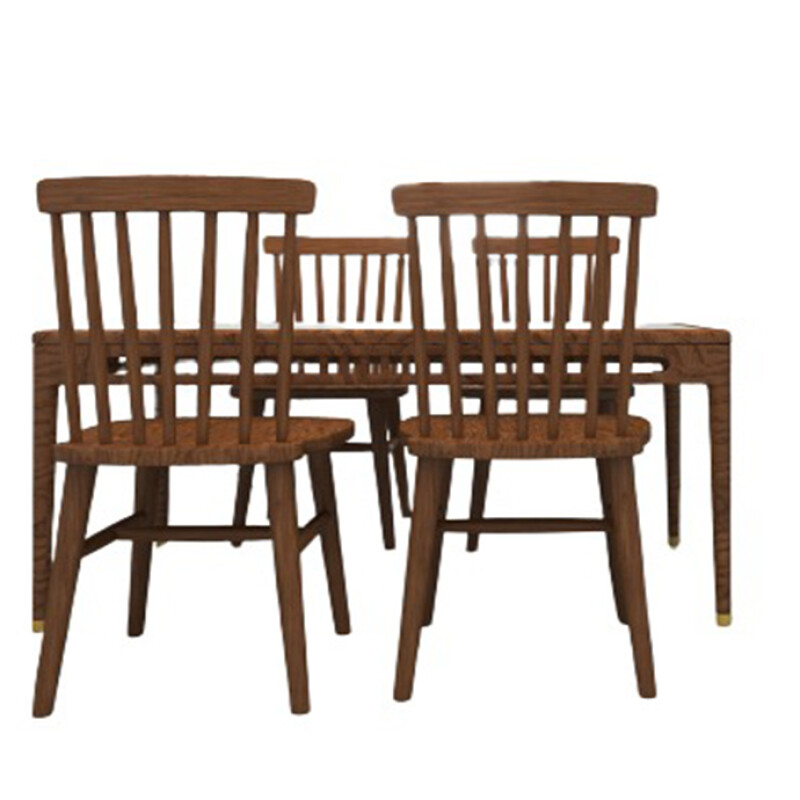 BH Engineered 4 Seater Dining Table