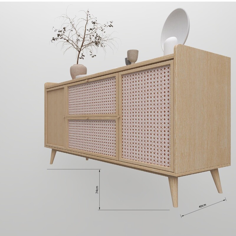 BH Engineered Boho Style Side board