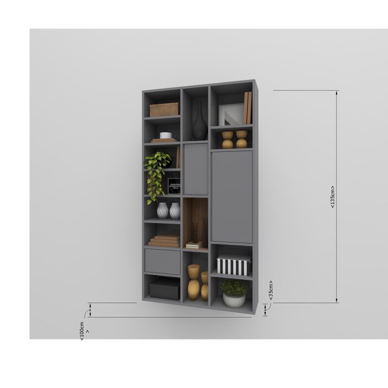BH Engineered Minimalistic Book Case