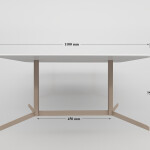 BH Engineered Modern Dining Set