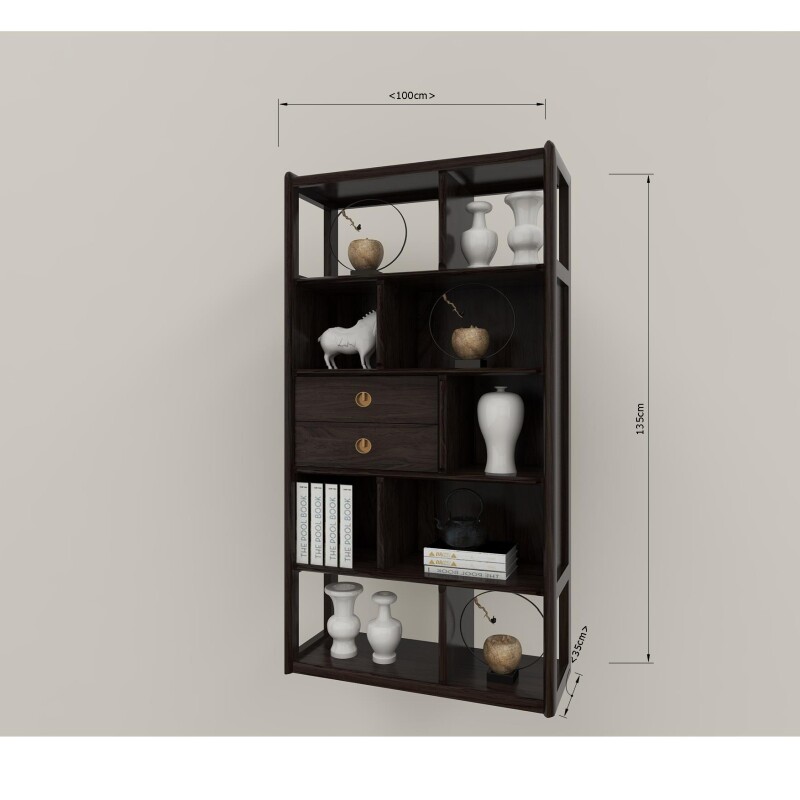 BH Engineered Open Book Cabinet