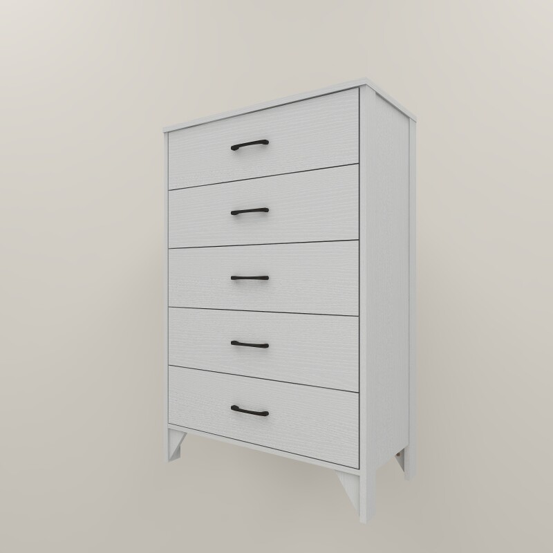 BH White Accent Wooden Cabinet