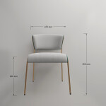 4 Seater White Rectangular Dining Set