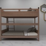 Children's Storage Wooden Bunk Bed