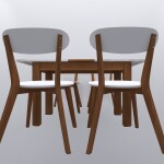 4 Seater Premium White Dining Table