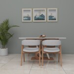 BH Engineered 4 Seater Dining Set