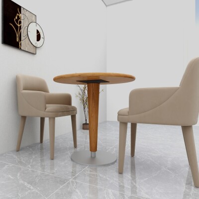 BH Engineered 2 Seater Table In Oak Colour