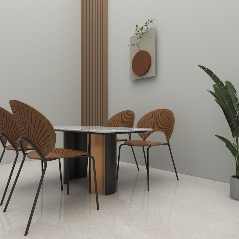 4 Seater Luxury Design Dining Set
