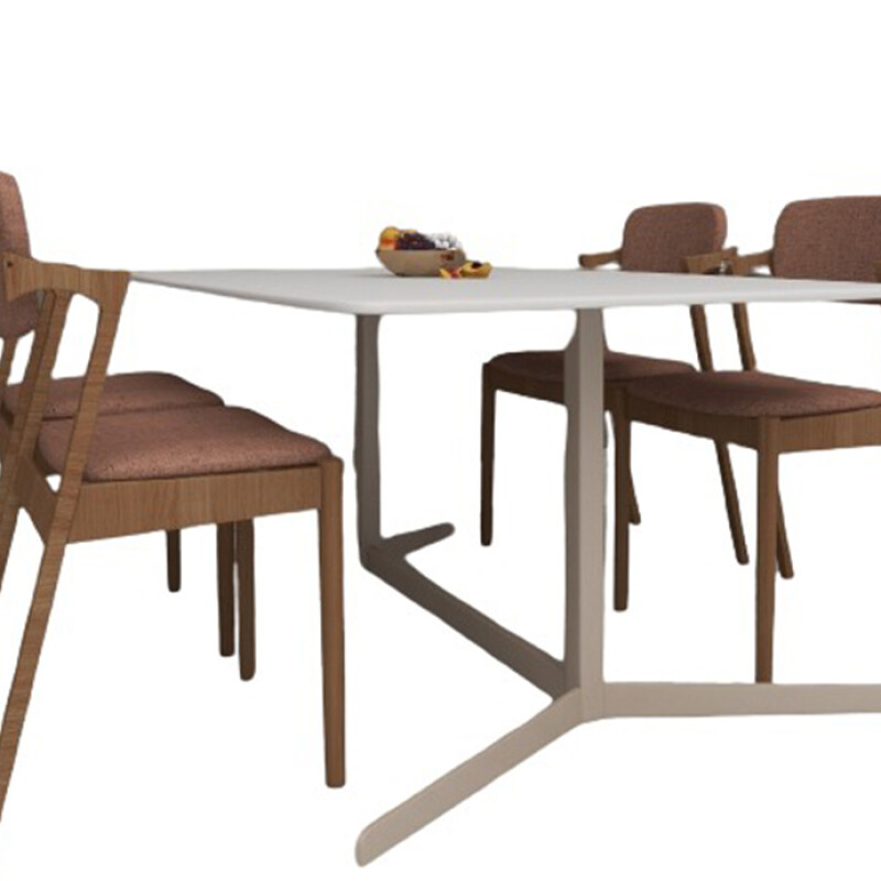 BH Engineered Modern Dining Set