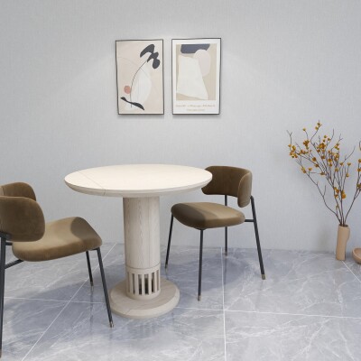 2 Seater Round Dining Set