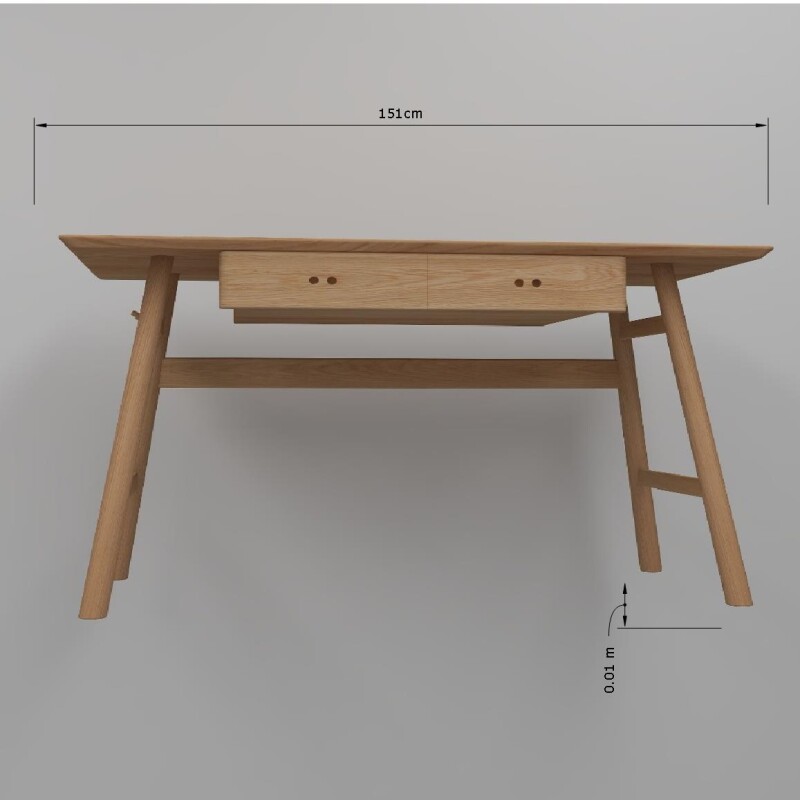BH Engineered Kids Table With Drawers