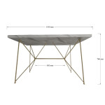 4 Seater White Rectangular Dining Set