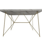 4 Seater White Rectangular Dining Set