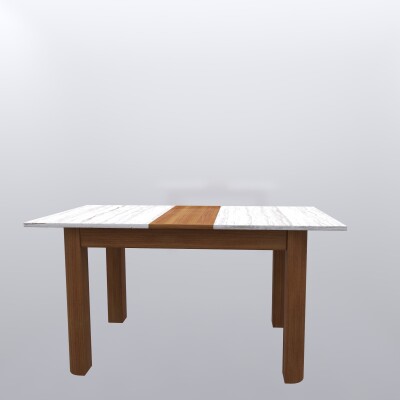 4 Seater Premium White Dining Table