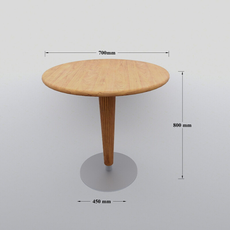 BH Engineered 2 Seater Table In Oak Colour