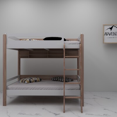Twin Bunk Bed With Ladder