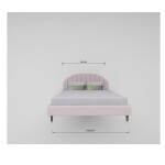 BH Engineered Wood & Fabric Kids Bed