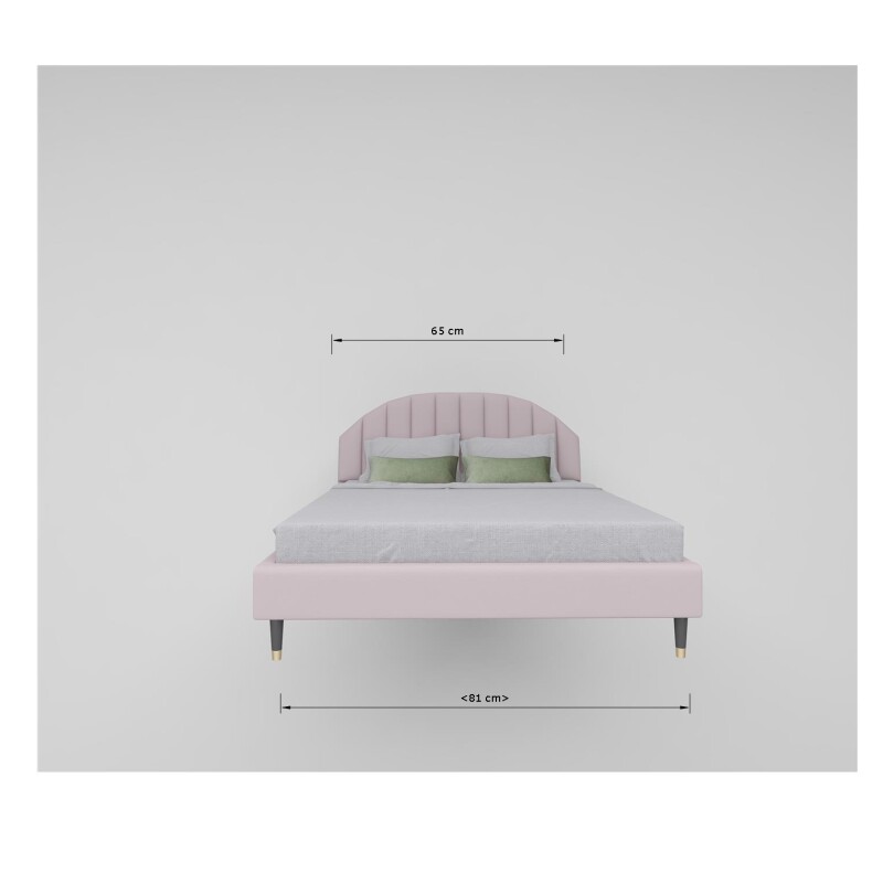 BH Engineered Wood & Fabric Kids Bed