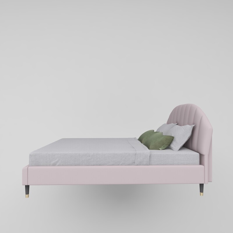 BH Engineered Wood & Fabric Kids Bed