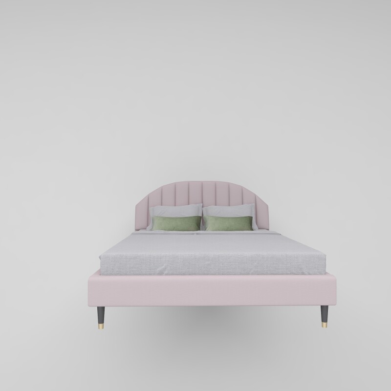 BH Engineered Wood & Fabric Kids Bed