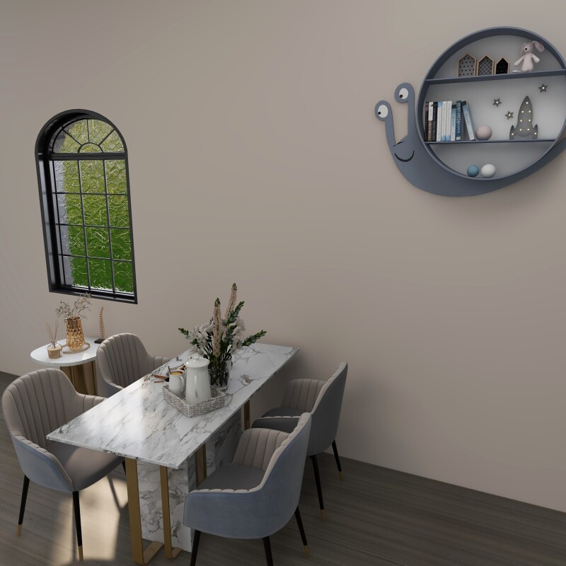 4 Seater Crescent Dining Set