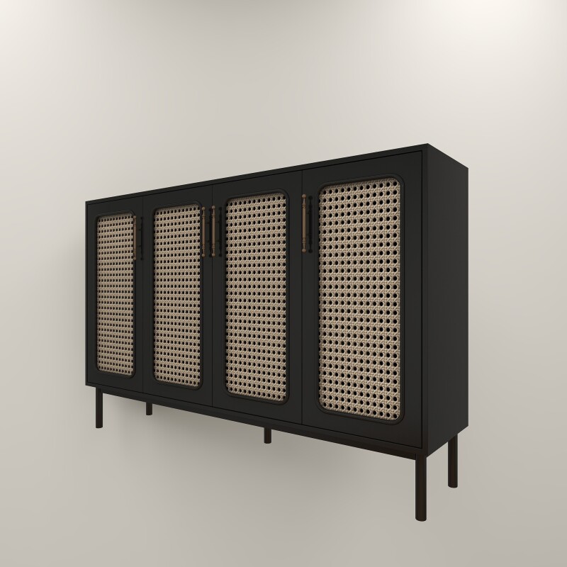 BH Cozy 4- Door Chest Of Drawers