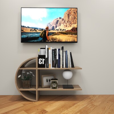 Minimalistic Modern Circular Book Unit