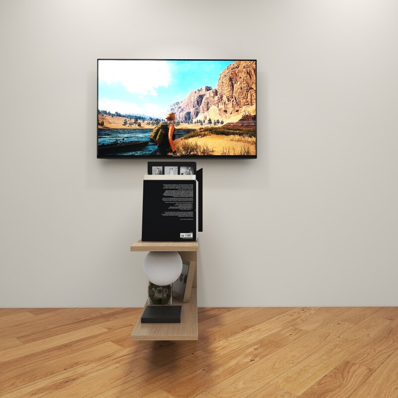 Minimalistic Modern Circular Book Unit